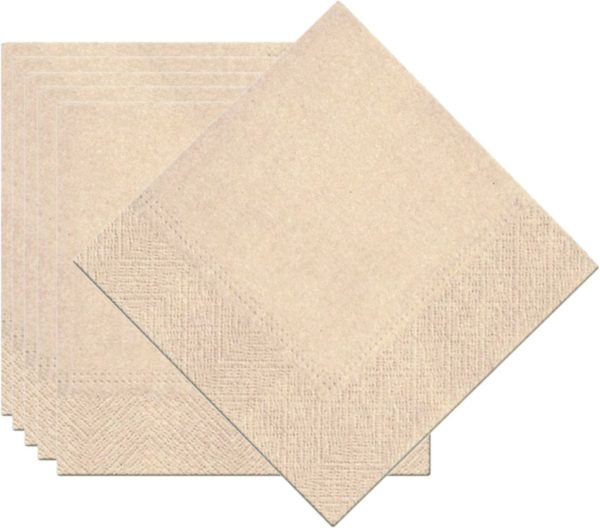 Servetten 2-lgs 33x33 cm 2000 stuks TAUPE