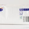 Duni Servet Uni, 24 x 24cm, 2-lgs, 8 x 300 stuks WHITE - Afbeelding 2
