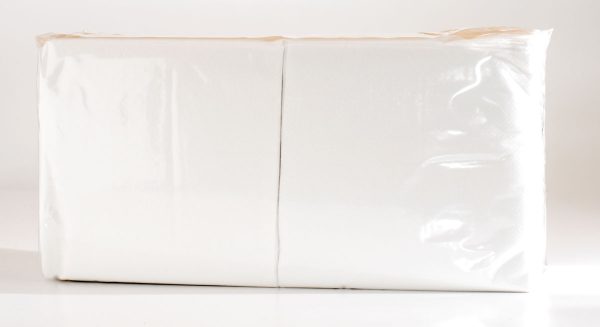 Duni Servet Uni 33 x 33cm, 1-lgs, 6 x 500 stuks WHITE - Afbeelding 2