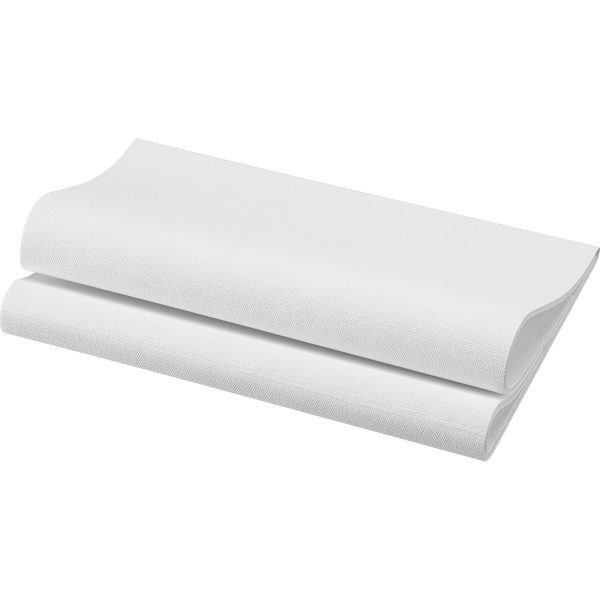 Dunisoft Bio Servet Airlaid Uni 40 x 40 cm, 6 x 60 stuks WHITE